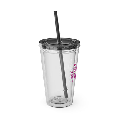 Blame the wine Clear Insulated Cup