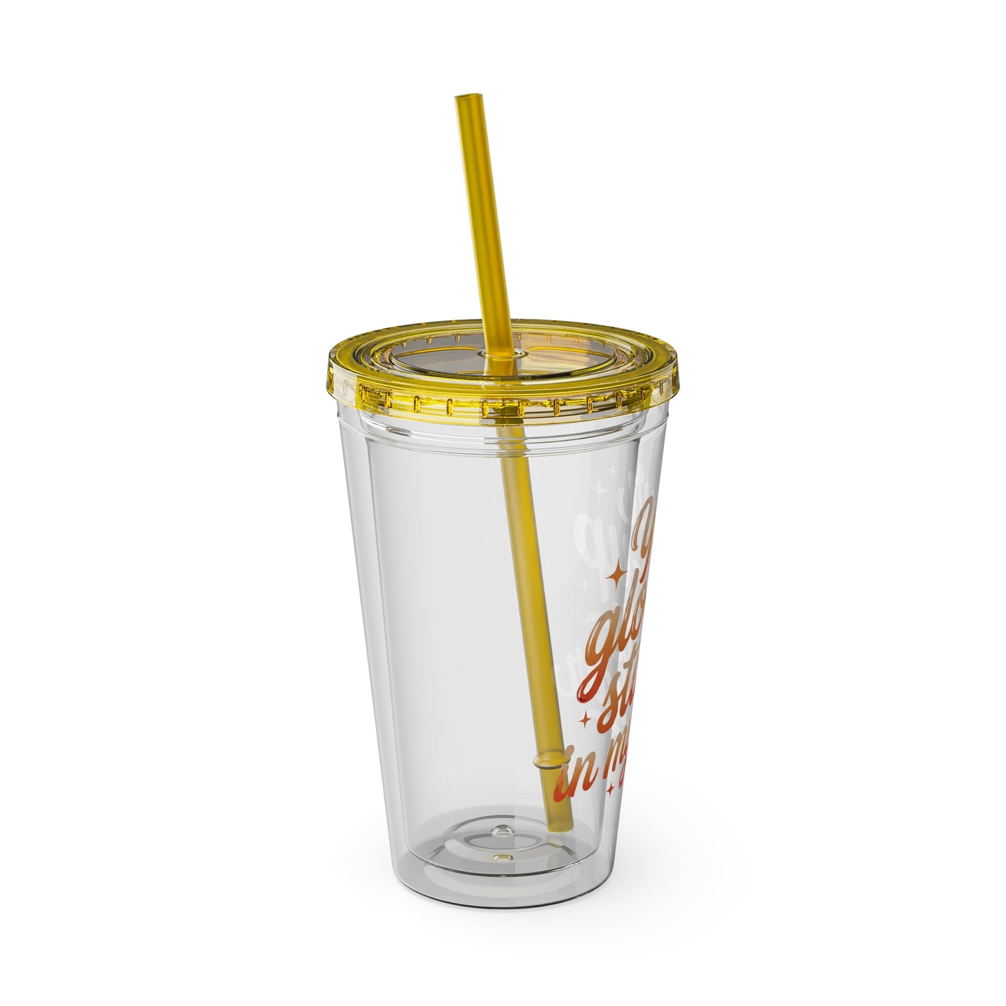Your glow up starts in my chair Clear Insulated Cup