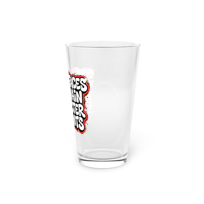 I turn faces into main character moments Beer Glass