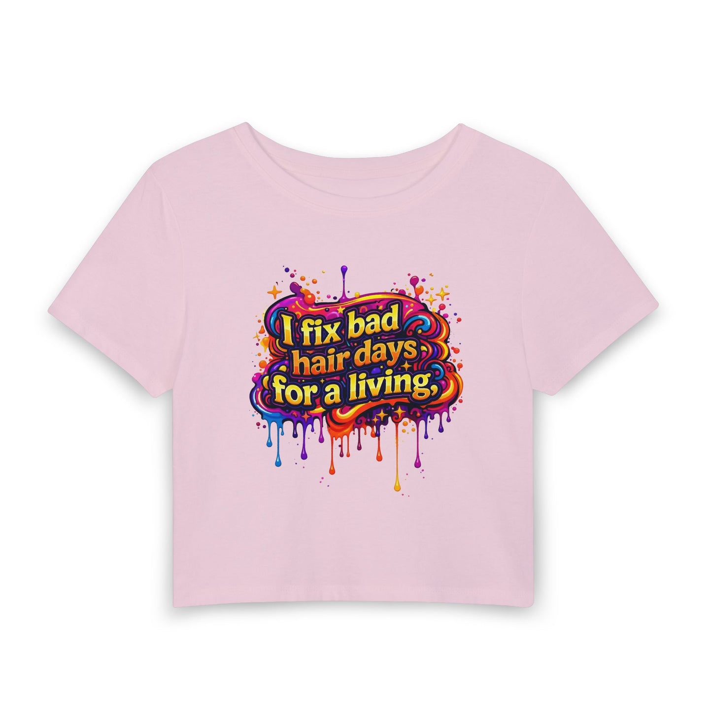 I fix bad hair days for a living Crop Tee