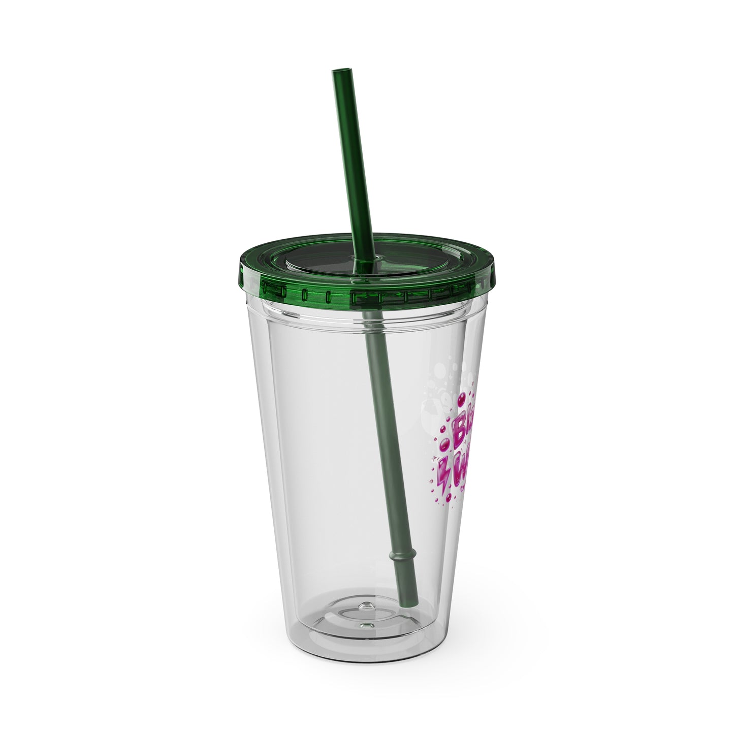 Blame the wine Clear Insulated Cup