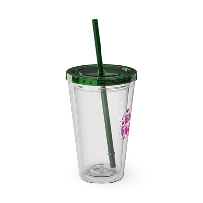 Blame the wine Clear Insulated Cup