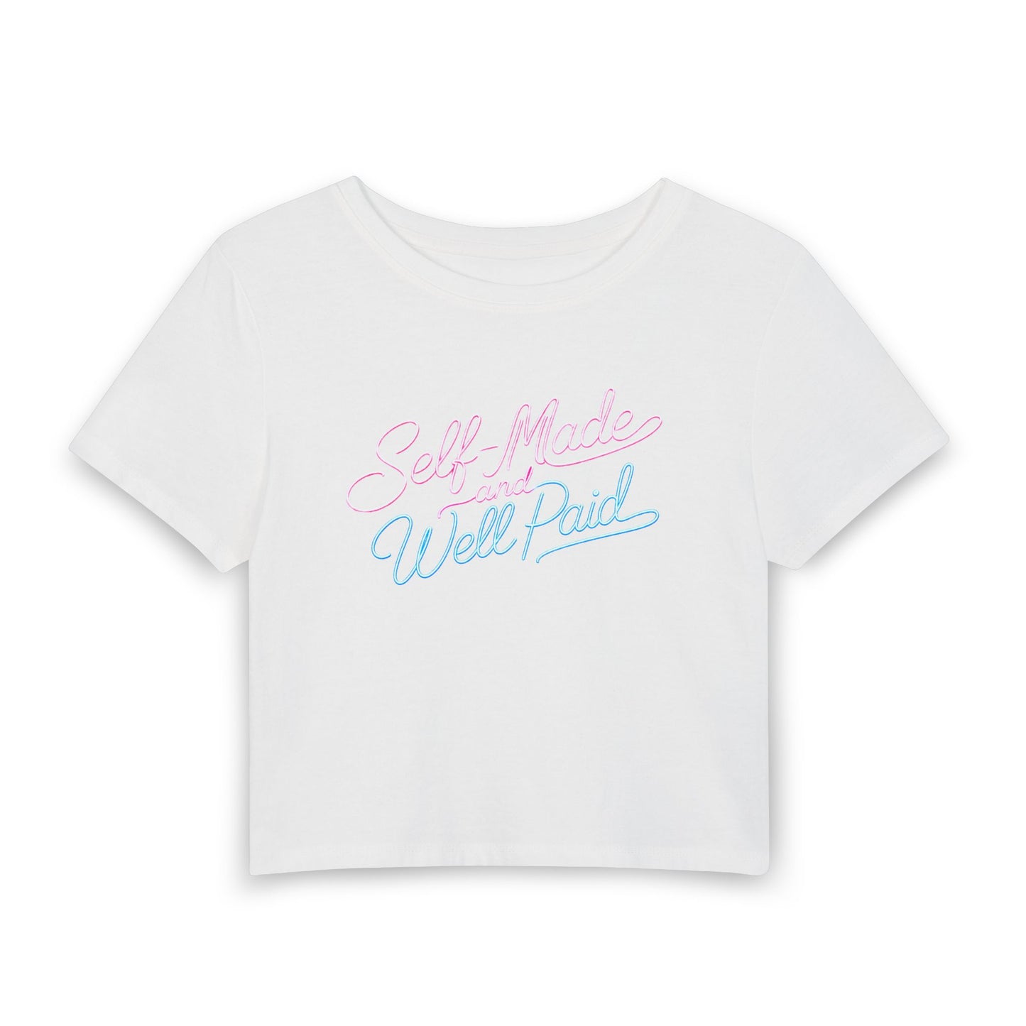 Self-made and well paid Crop Tee