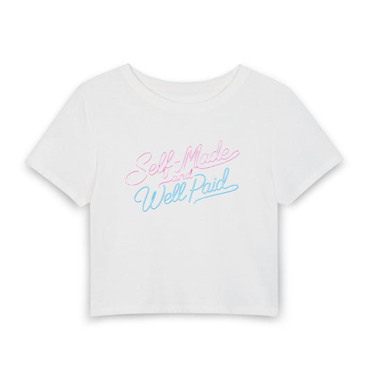 Self-made and well paid Crop Tee