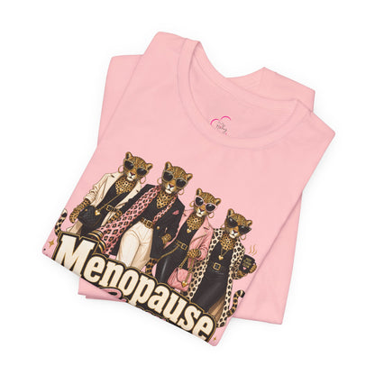 Menopause crew leopard T-shirt