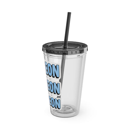 SURGEON faux sticker Clear Insulated Cup