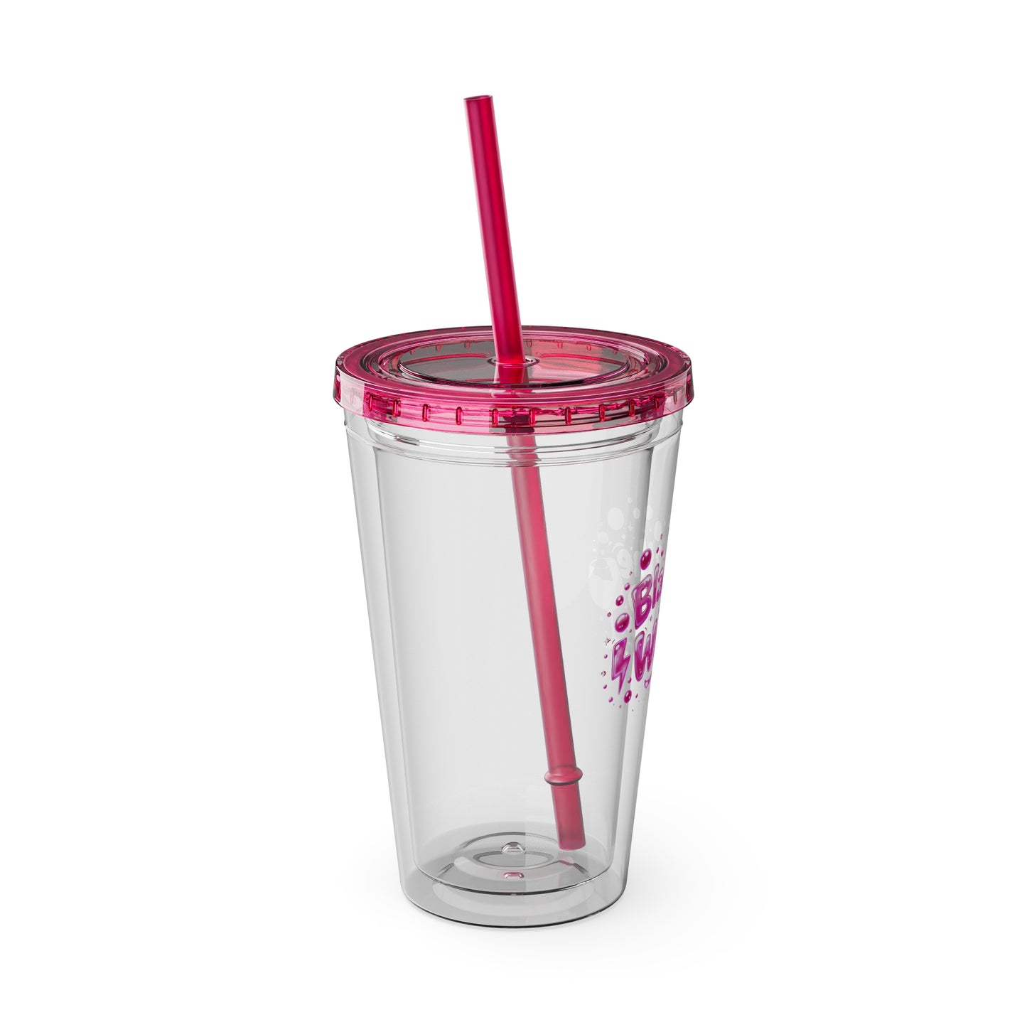 Blame the wine Clear Insulated Cup