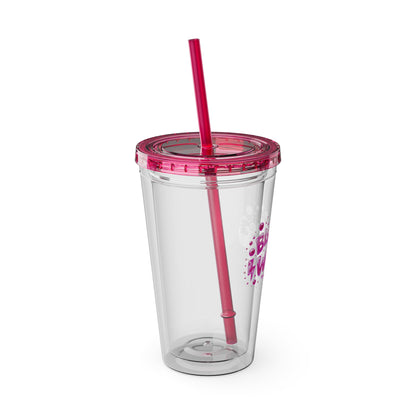 Blame the wine Clear Insulated Cup