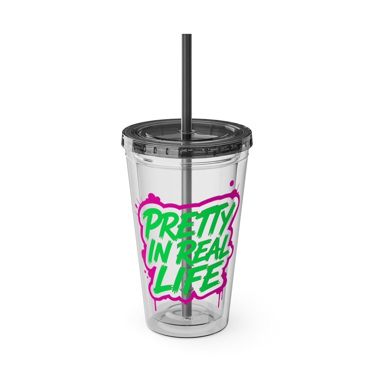 Pretty in real life Clear Insulated Cup