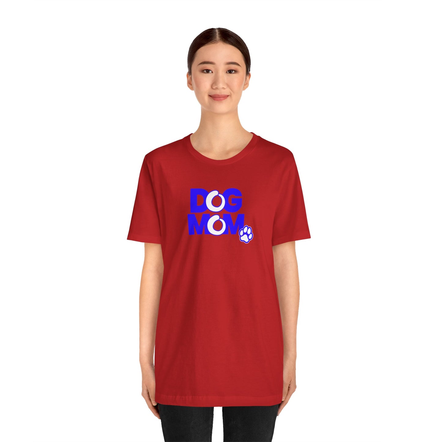 Dog mom blue T-shirt