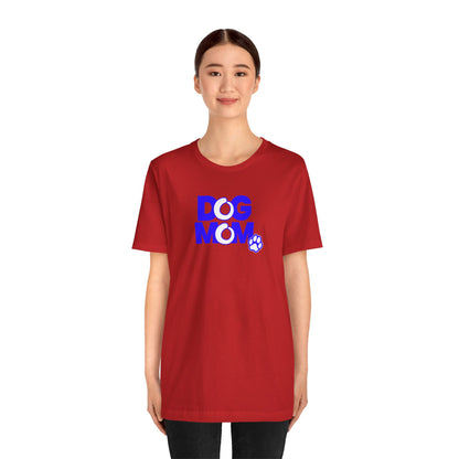 Dog mom blue T-shirt