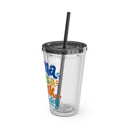 Mama needs a drank immediately Insulated Cup