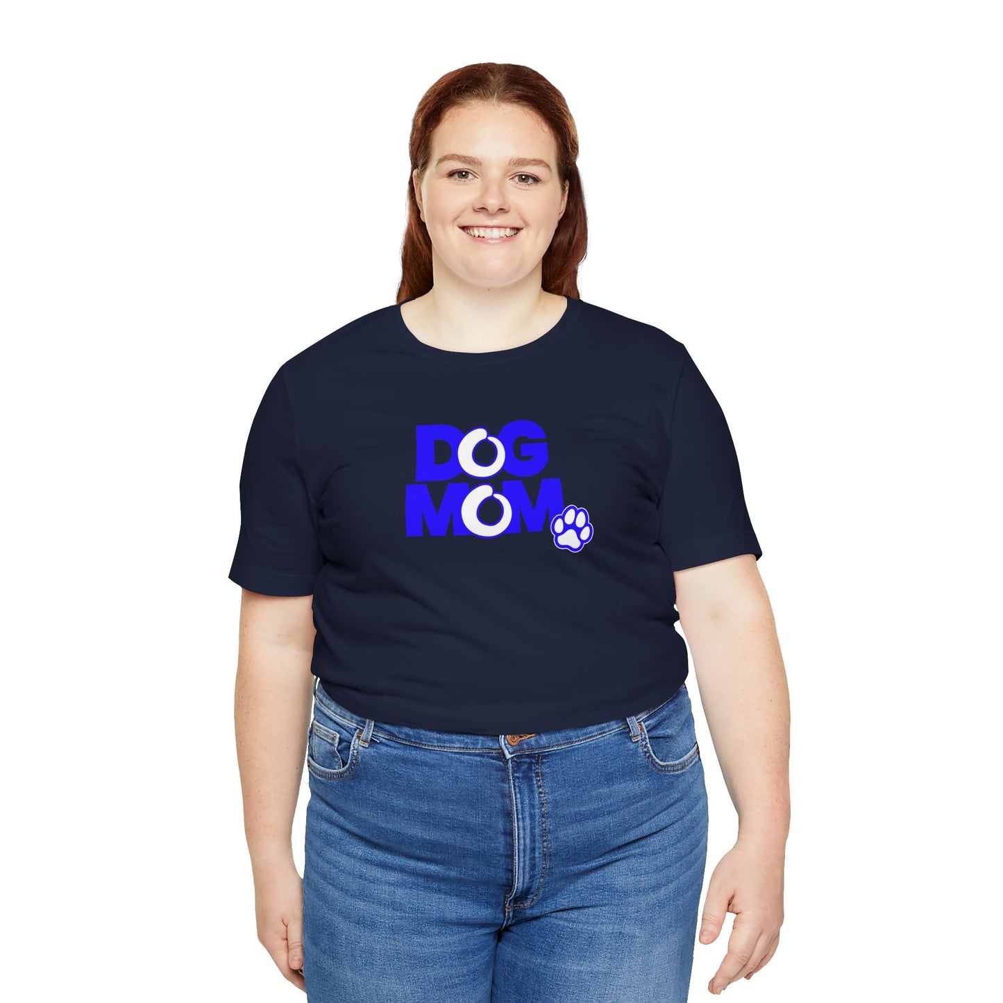 Dog mom blue T-shirt