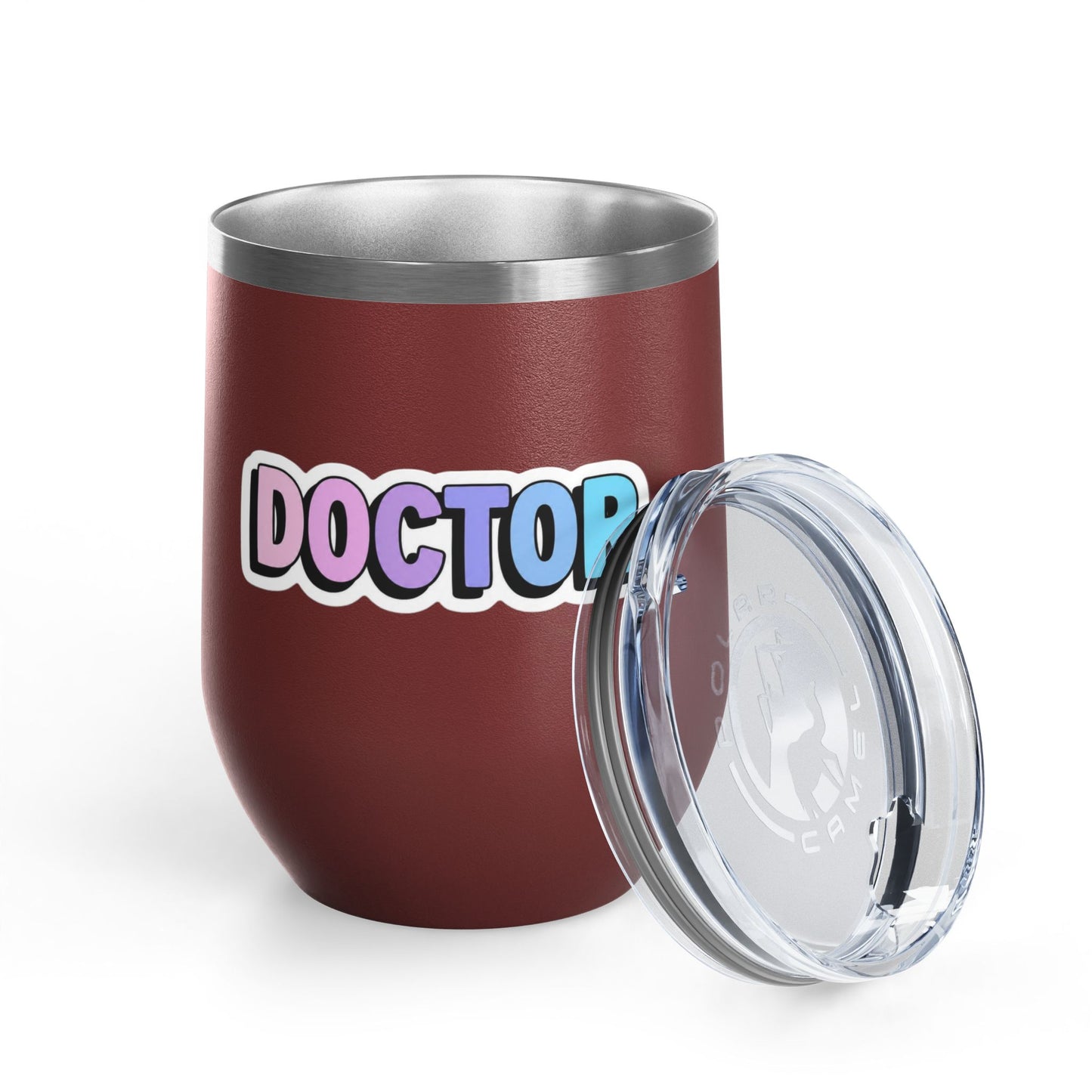 DOCTOR faux sticker Tumbler