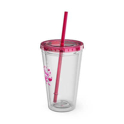 Blame the wine Clear Insulated Cup