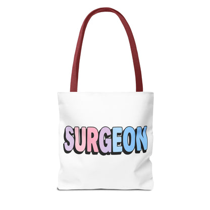 SURGEON faux sticker Tote Bag