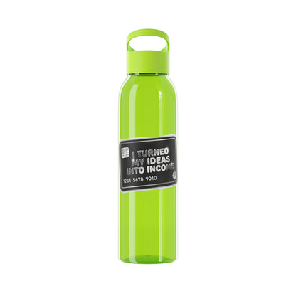 I turned my ideas into income Water Bottle