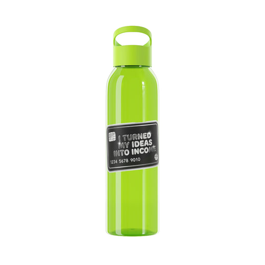 I turned my ideas into income Water Bottle