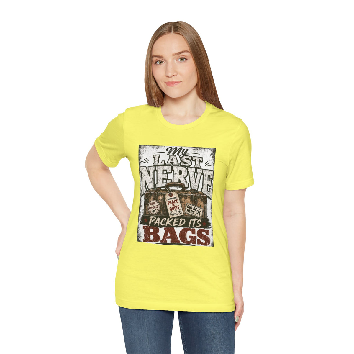 My last nerve packed it's bags T-shirt
