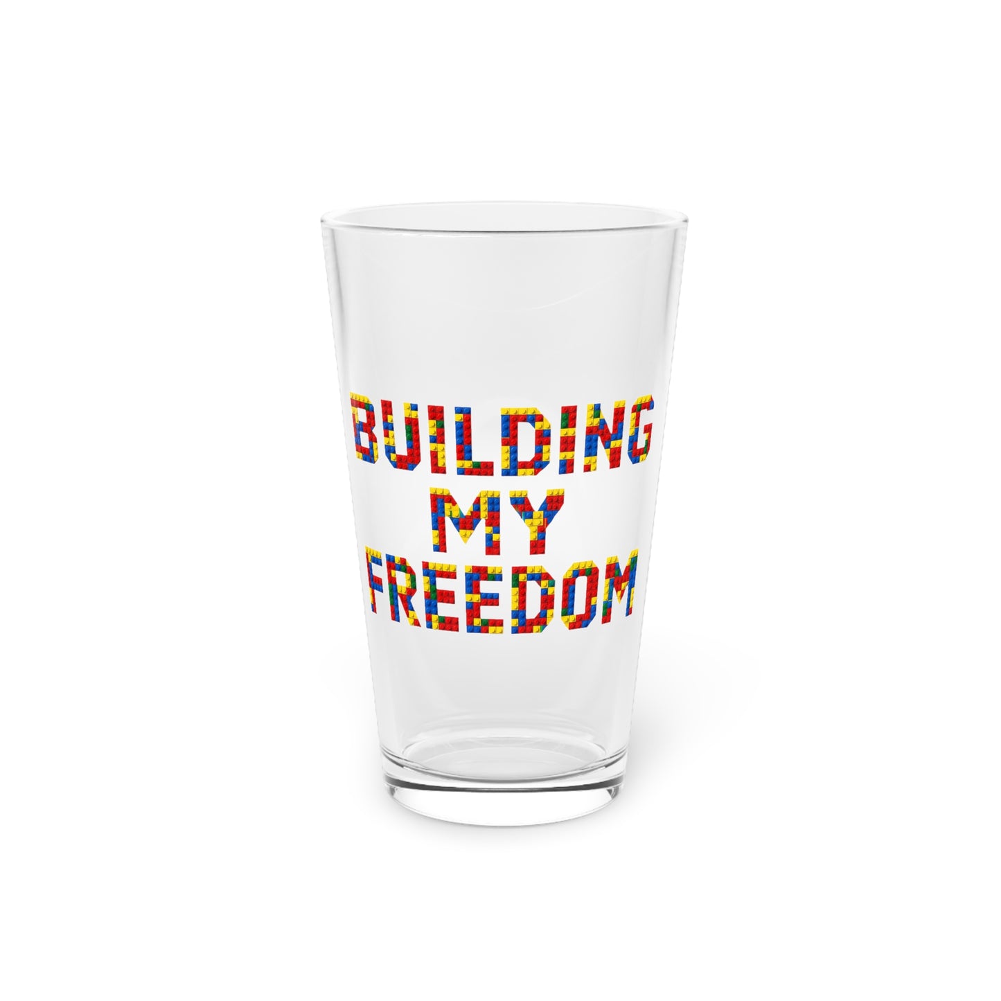 Building my freedom Beer Glass