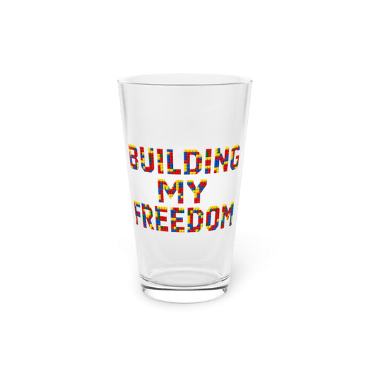 Building my freedom Beer Glass