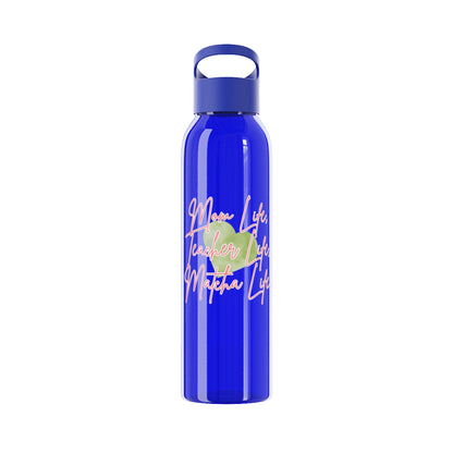 Mom Life, Teacher Life, Matcha Life Water Bottle
