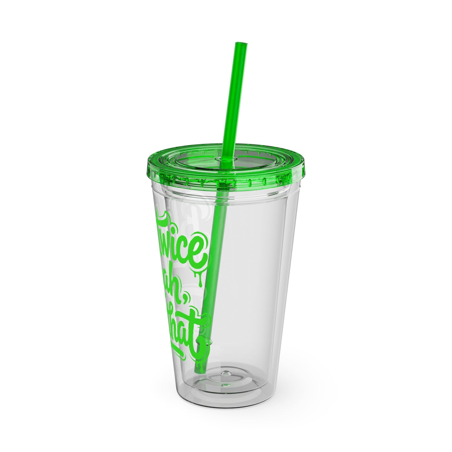 Blink twice yeah I did that Clear Insulated Cup
