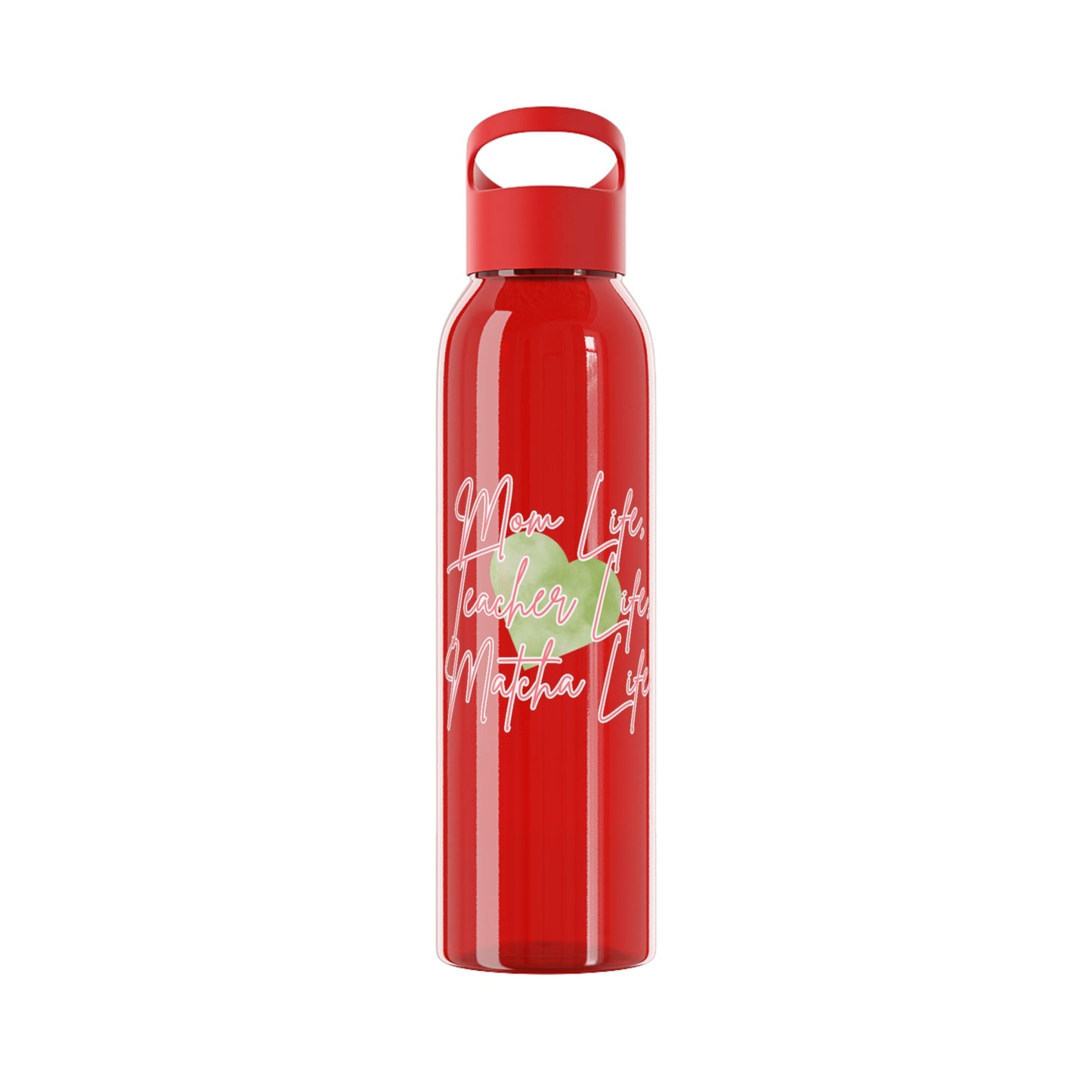 Mom Life, Teacher Life, Matcha Life Water Bottle