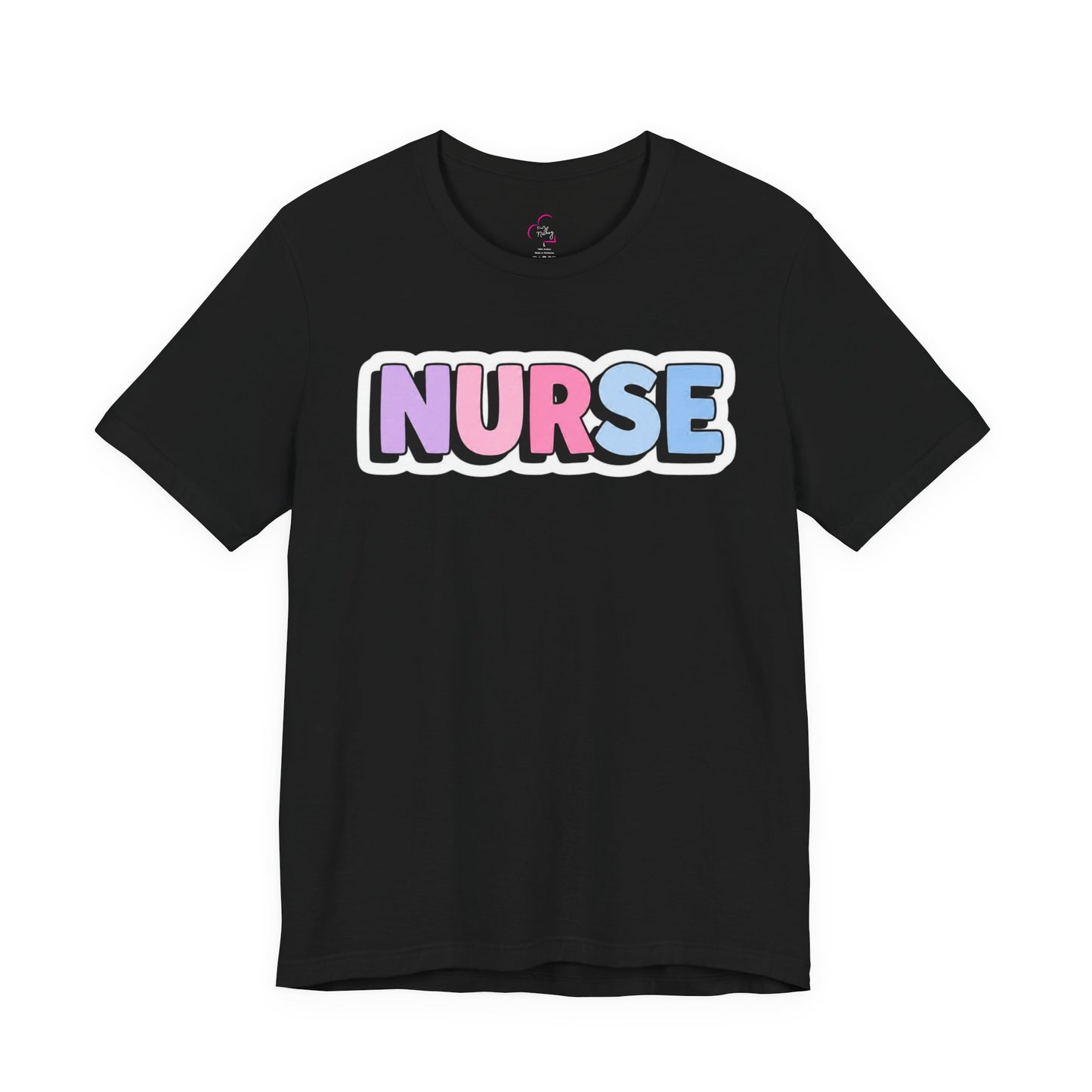 NURSE faux sticker T-shirt