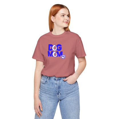 Dog mom blue T-shirt