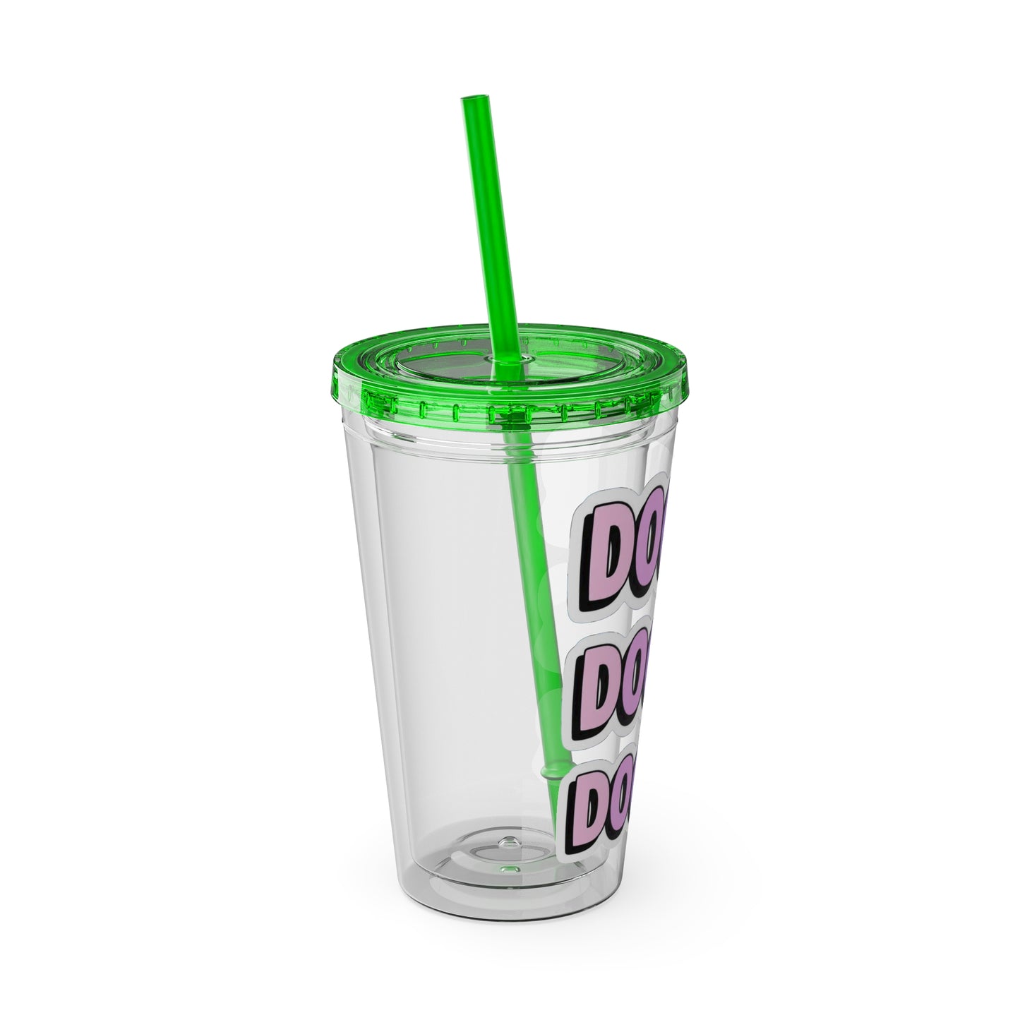 DOCTOR faux sticker Clear Insulated Cup