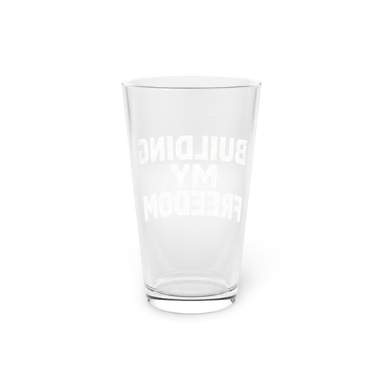 Building my freedom Beer Glass