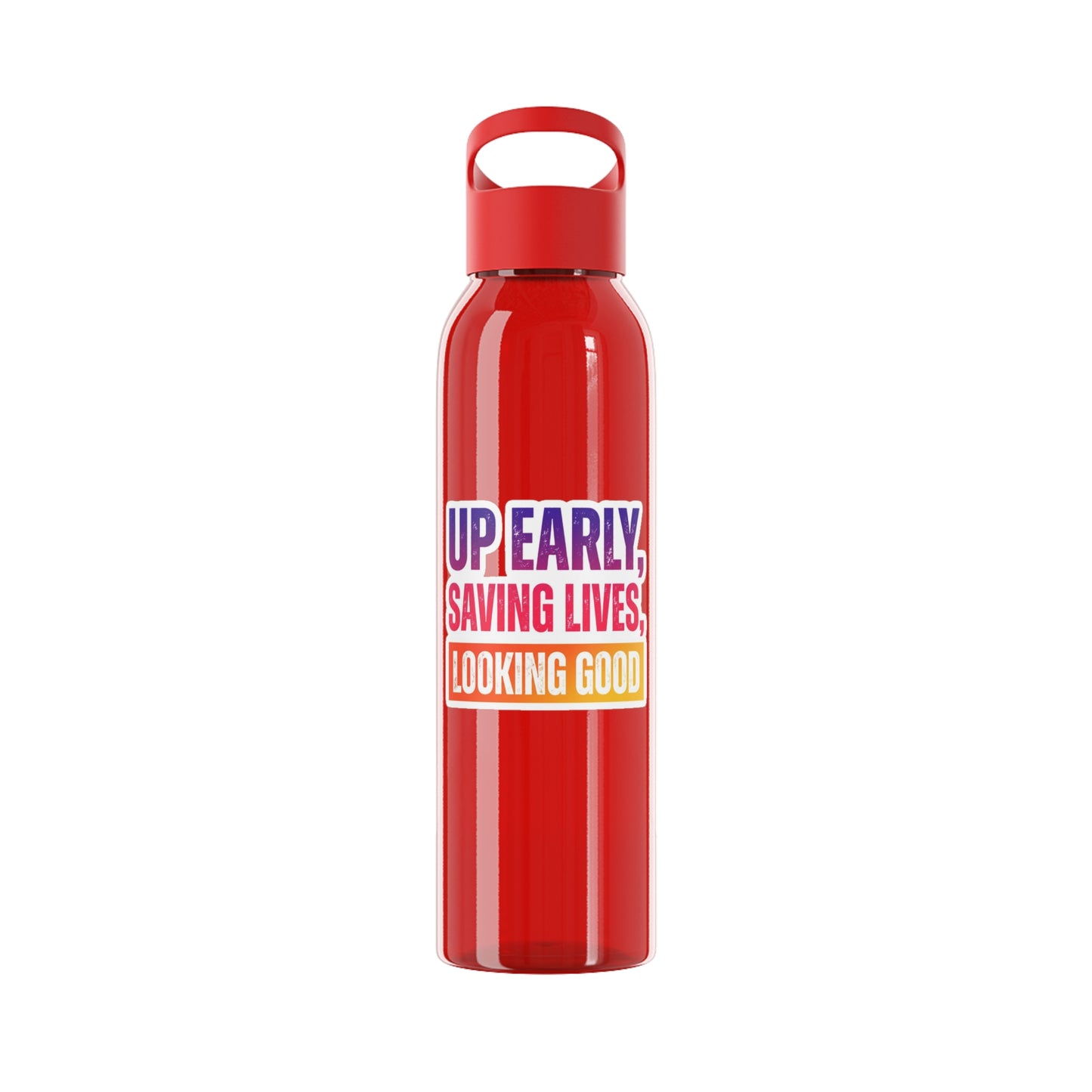 Up early, saving lives, looking good Water Bottle