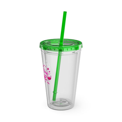 Blame the wine Clear Insulated Cup