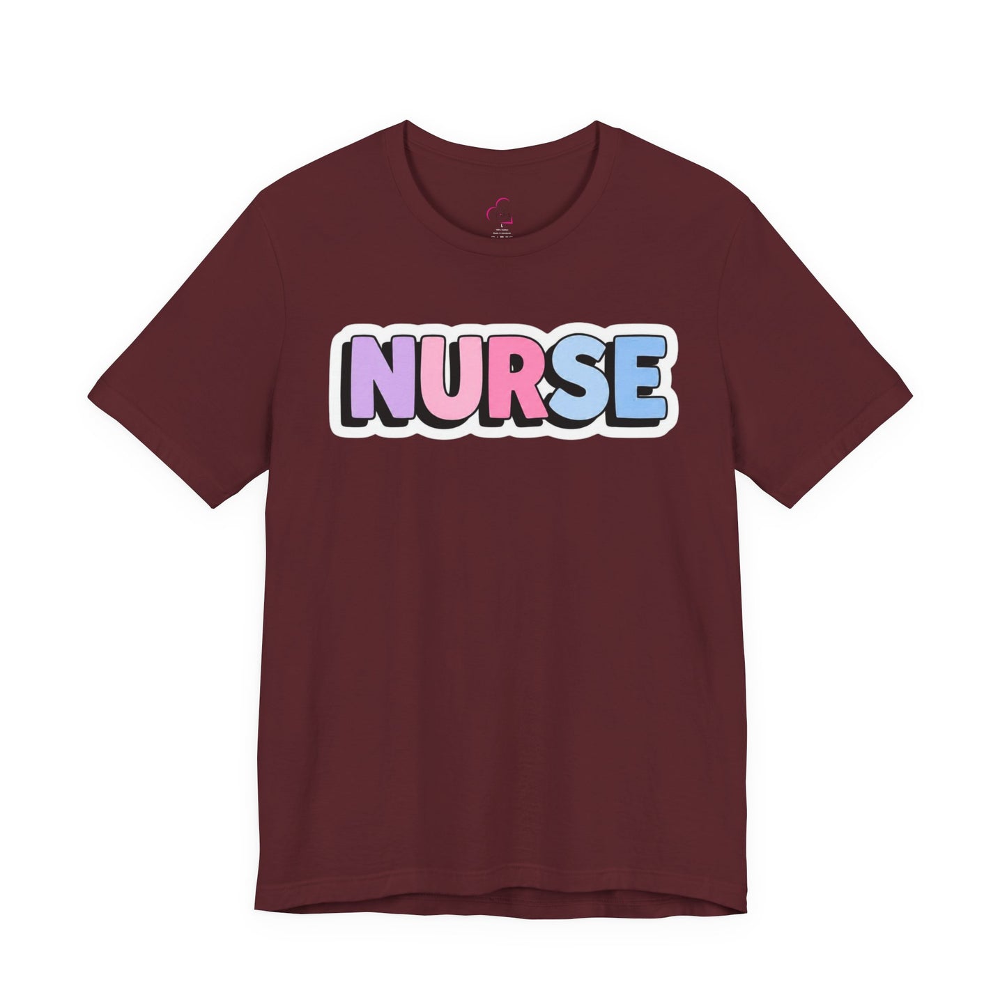 NURSE faux sticker T-shirt