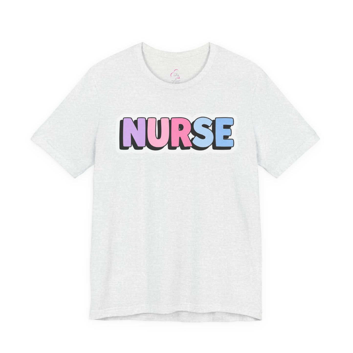 NURSE faux sticker T-shirt