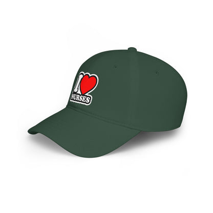 I love nurses Baseball Cap
