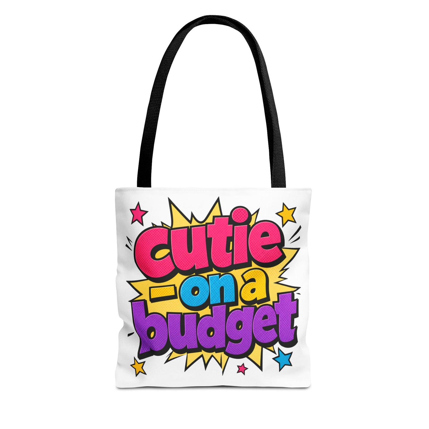 Cutie on a budget Tote Bag