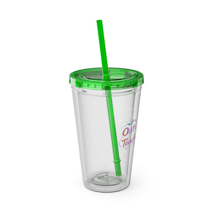 Out of office teacher edition Clear Insulated Cup