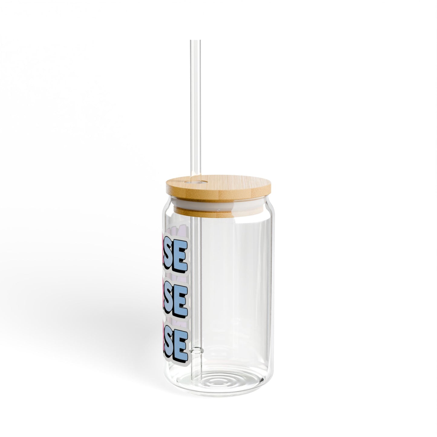 NURSE faux sticker Sipper Glass