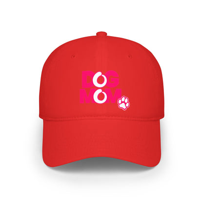 Dog mom pink Baseball Cap
