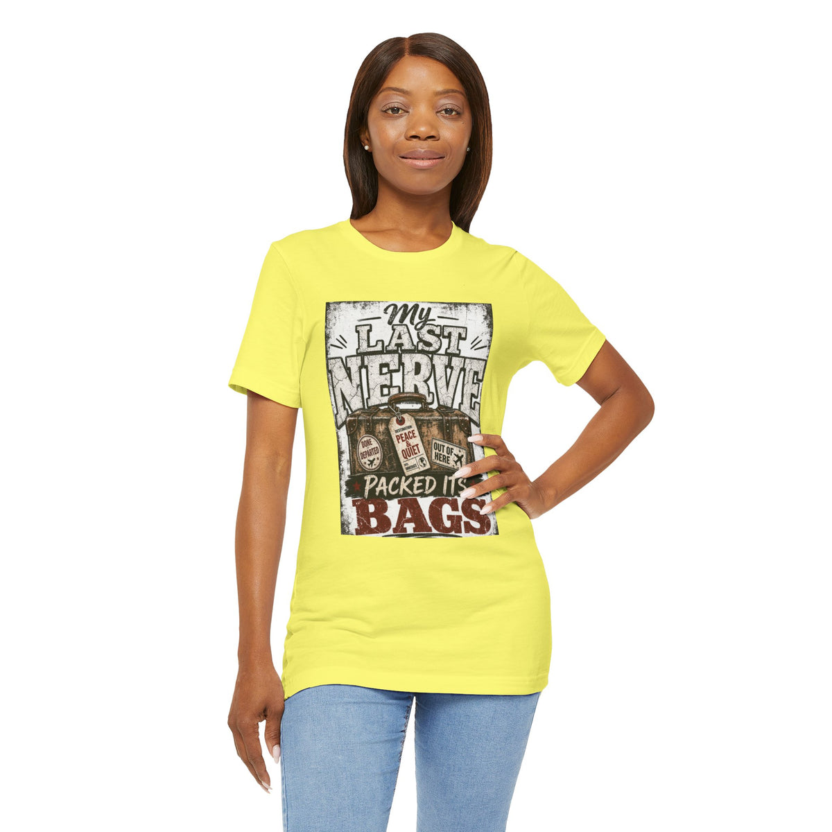 My last nerve packed it's bags T-shirt