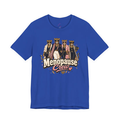 Menopause crew leopard T-shirt