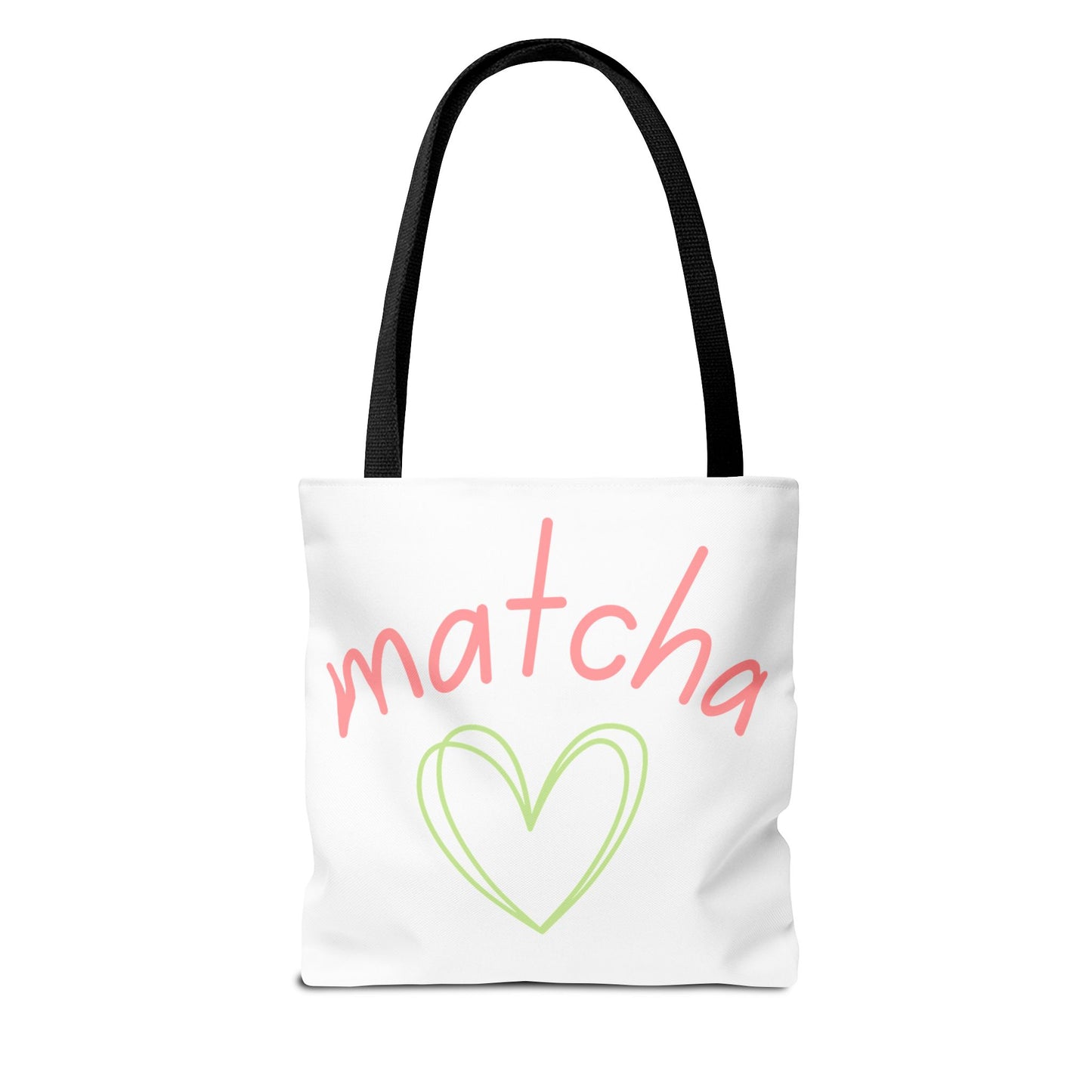 Matcha Heart Tote Bag