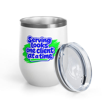 Serving looks one client at a time Tumbler
