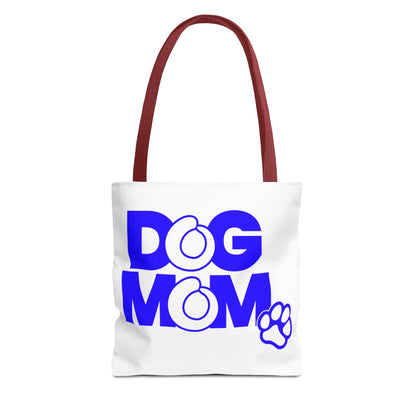 Dog mom blue Tote Bag
