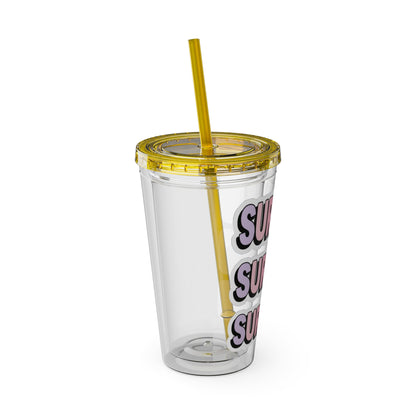 SURGEON faux sticker Clear Insulated Cup