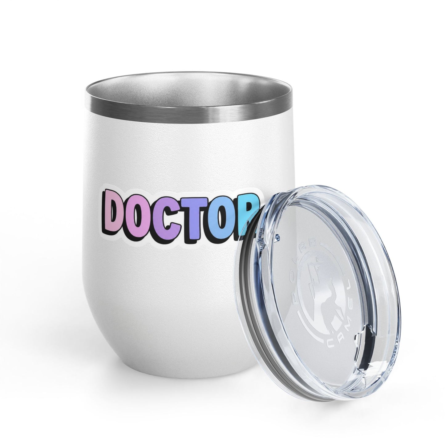 DOCTOR faux sticker Tumbler