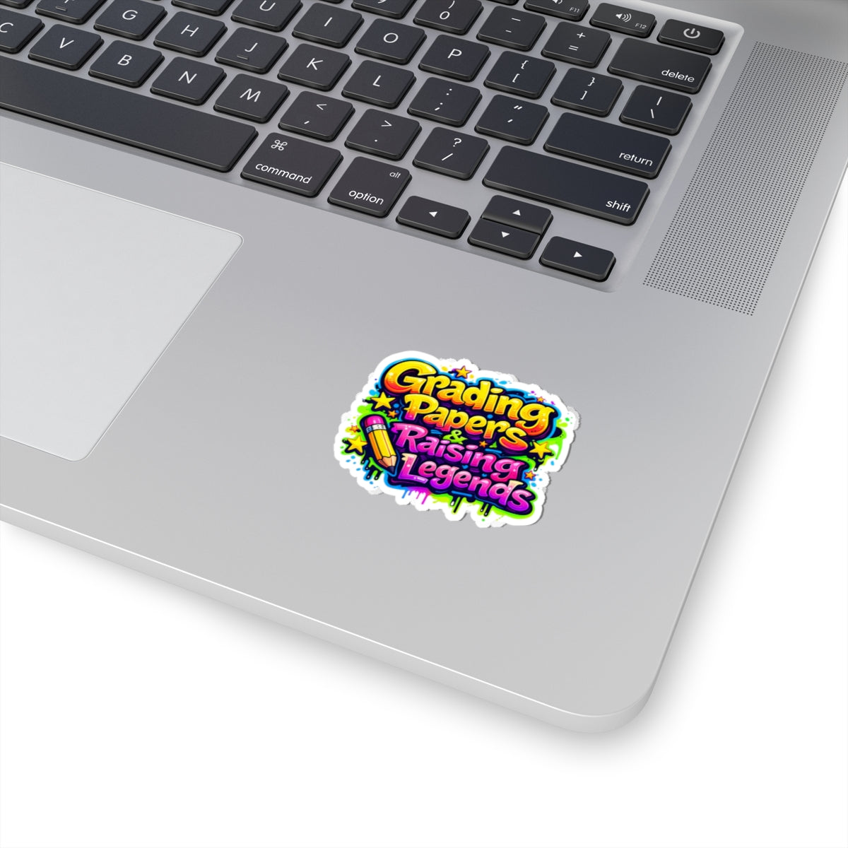 Grading papers & raising legends Sticker