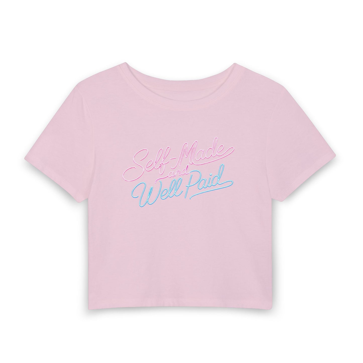 Self-made and well paid Crop Tee